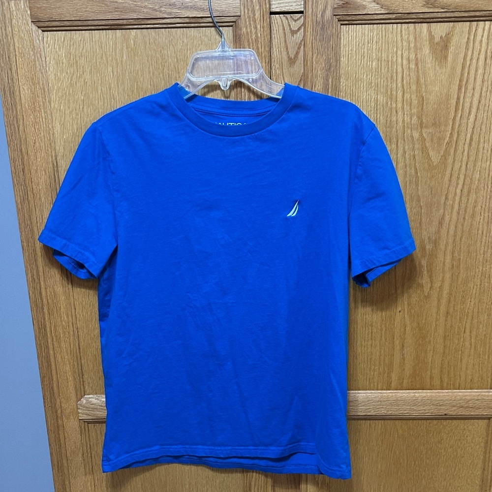 I. Nautica Men's Vibrant Blue Short Sleeve Tee